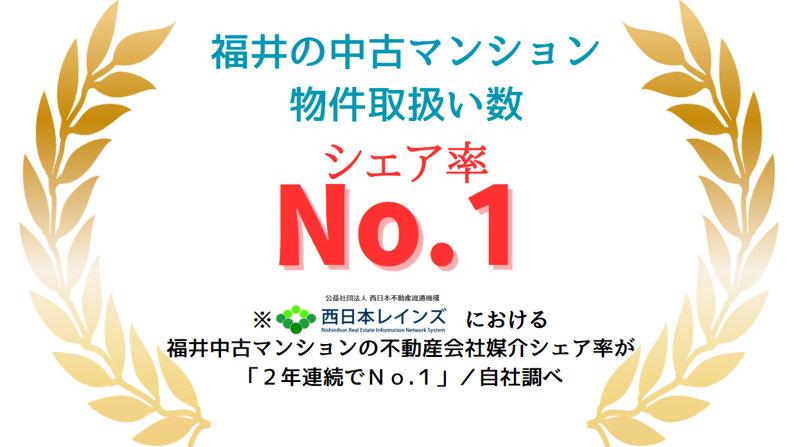 シェア率2年連続No.1